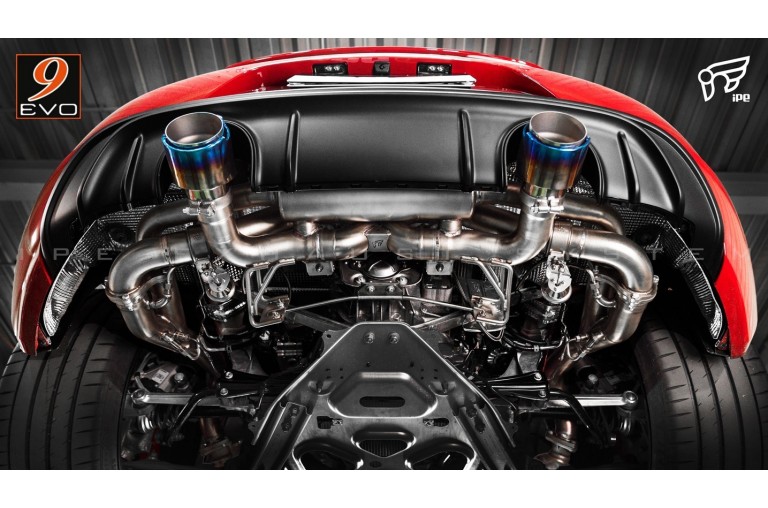 INNOTECH-IPE // Système d'Echappement Titane pour Porsche 718 Boxster/Cayman GTS - Spyder - GT4 4.0L