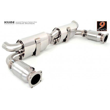 K-LINE // Silencieux Sport avec Catalyseurs pour Porsche 997 Turbo MKII