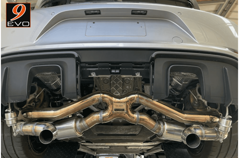 SCART // Silencieux X-Pipe pour Porsche 718 4.0 GT4-Spyder