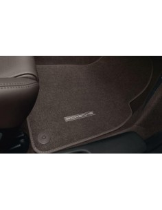 Tapis de voiture de voiture personnalisés - tissu noir - convient pour  Renault Scenic