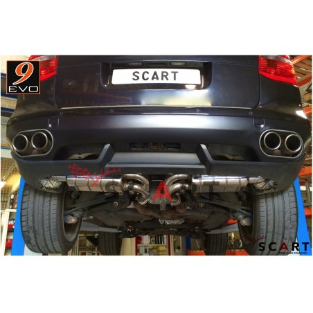 SCART Silencieux Sport à Valves pour Porsche Cayenne 955 Turbo