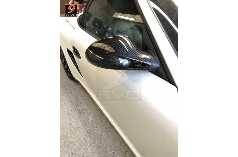Jeu de Rétroviseur Complet 997-987 MKII 2009++ "extérieur" en Carbone pour Porsche 997