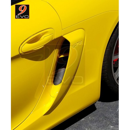 Ecopes d'air Latérales GT4 Look pour Porsche Cayman 981